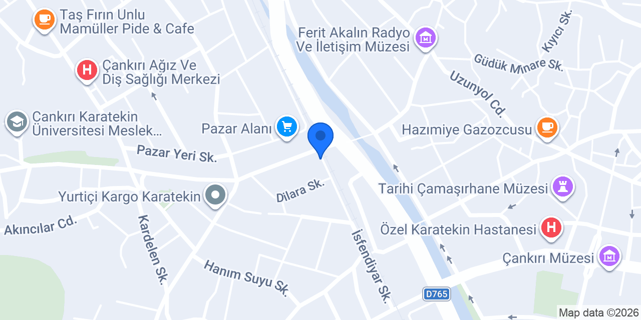 Kırmızı Kütüphane konumu