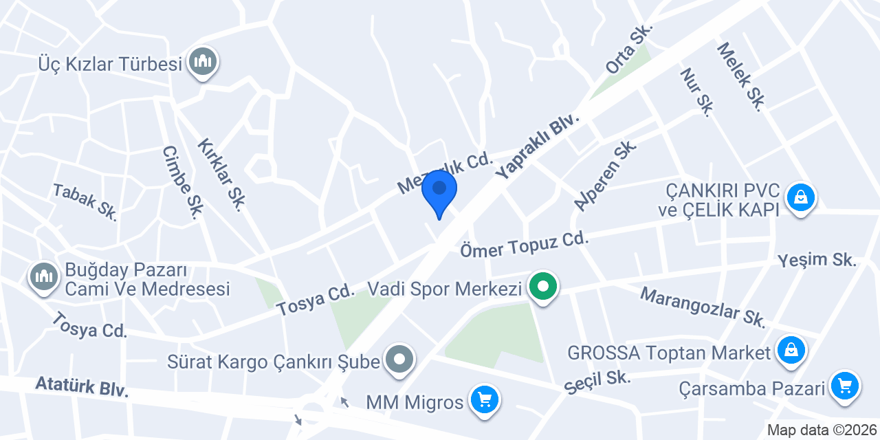 Karatekin Unlu Mamulleri konumu