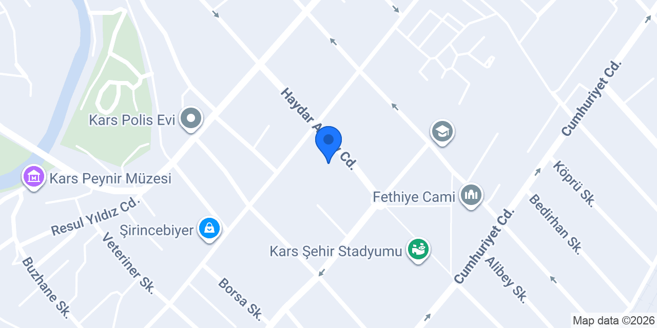 üniversite kitabevi kars konumu