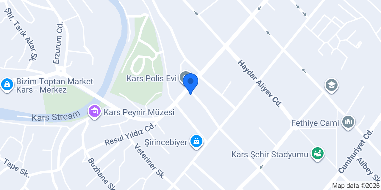 Arya Müzik Akademi konumu