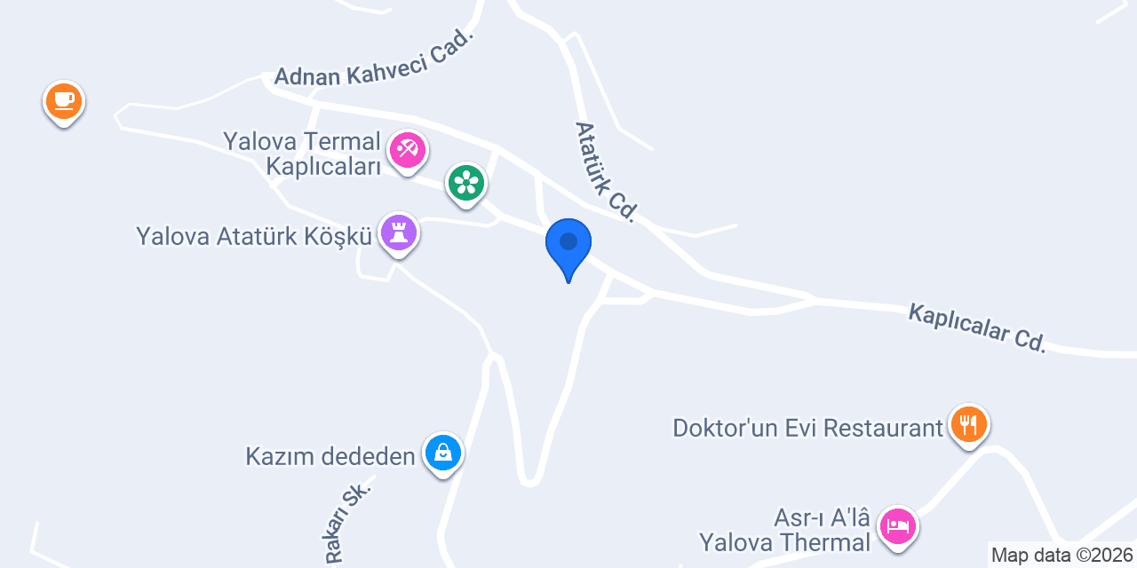 Termal Belediyesi konumu