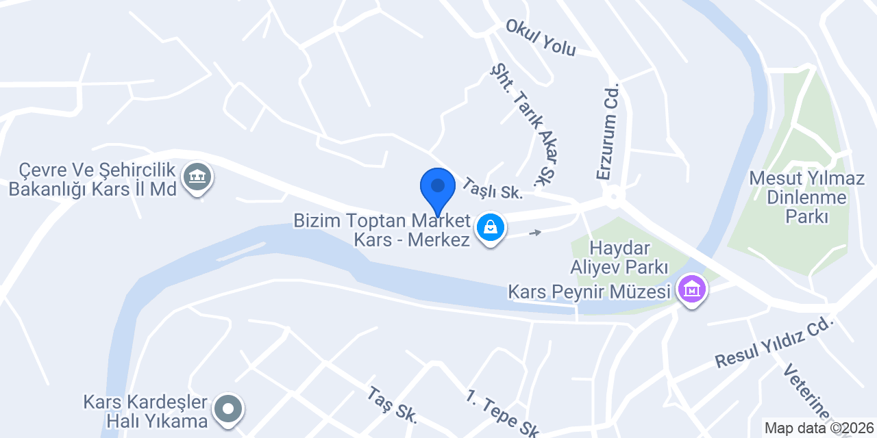 Dynobil Kars Oto Ekspertiz konumu