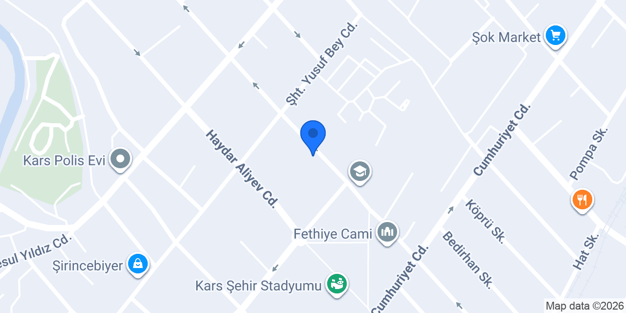 Şahin Müzik Evi konumu