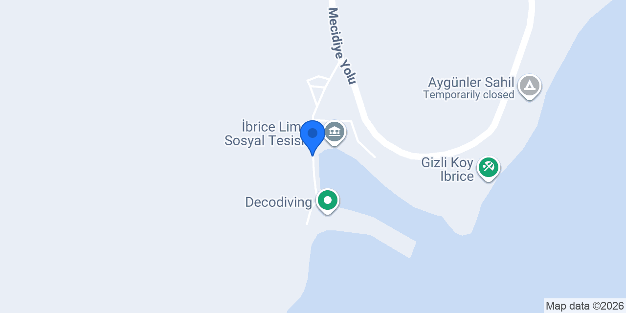 Mavi Ege Dalış Merkezi konumu