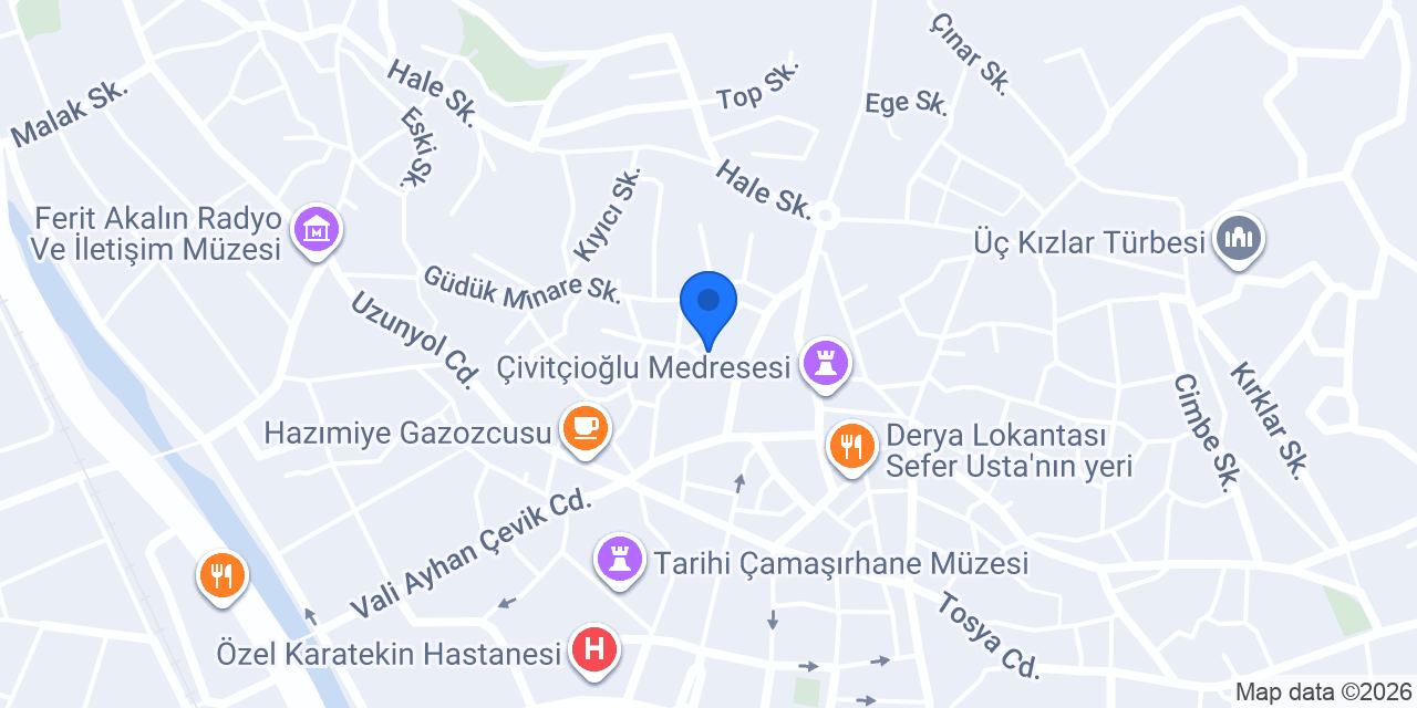 Kara Kardeşler Unlu Mamülleri konumu