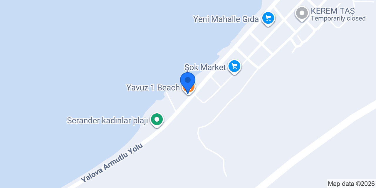 Yavuz 1 Beach konumu