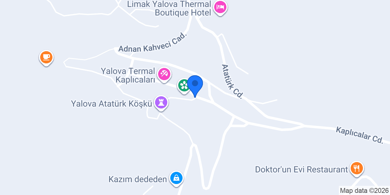 Beyaz Köşk konumu