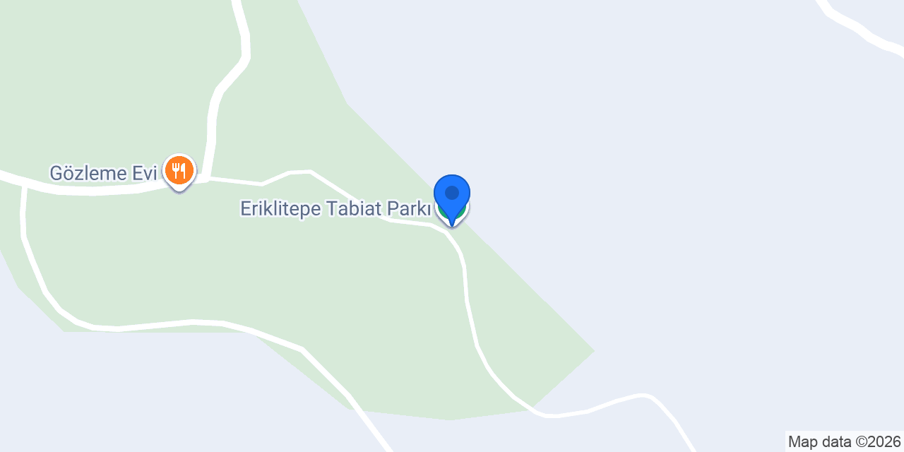 Eriklitepe Tabiat Parkı konumu