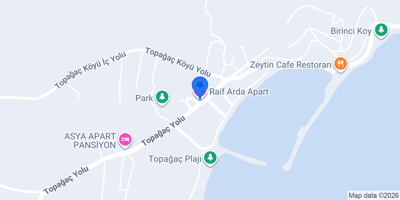 Raif Arda Apart konumu