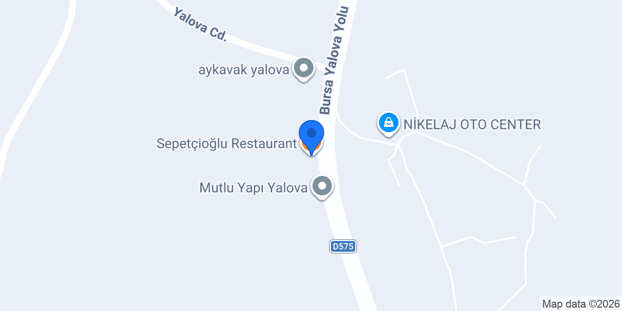 Sepetçioğlu Restaurant konumu
