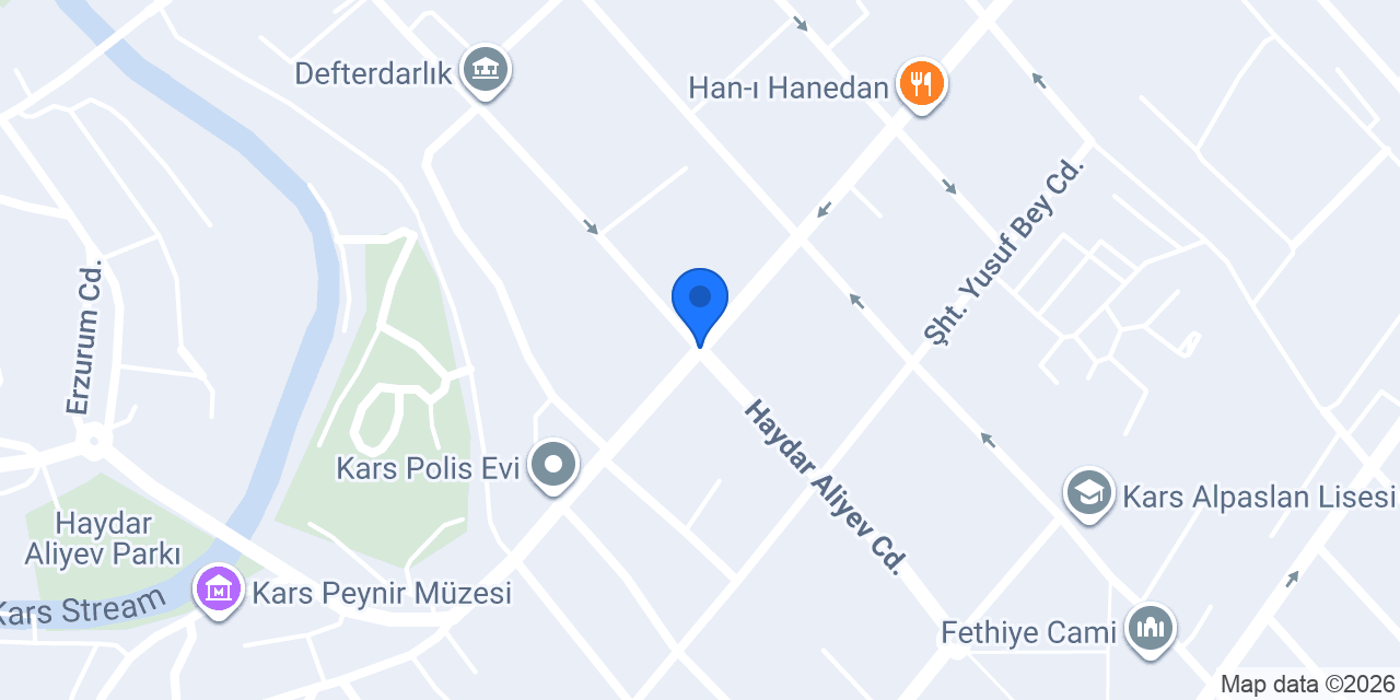 T.C.KARS VALİLİĞİ konumu