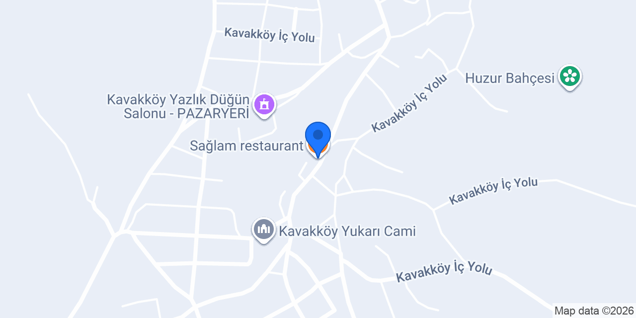 Sağlam restaurant konumu