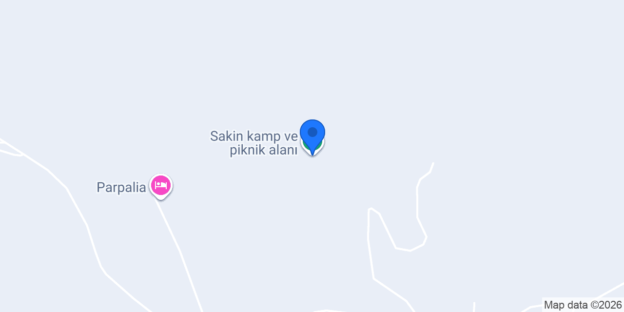 Sakin kamp ve piknik alanı konumu