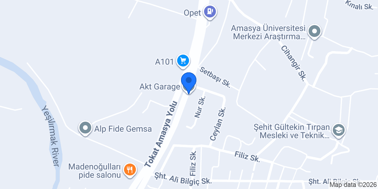 Akt Garage konumu