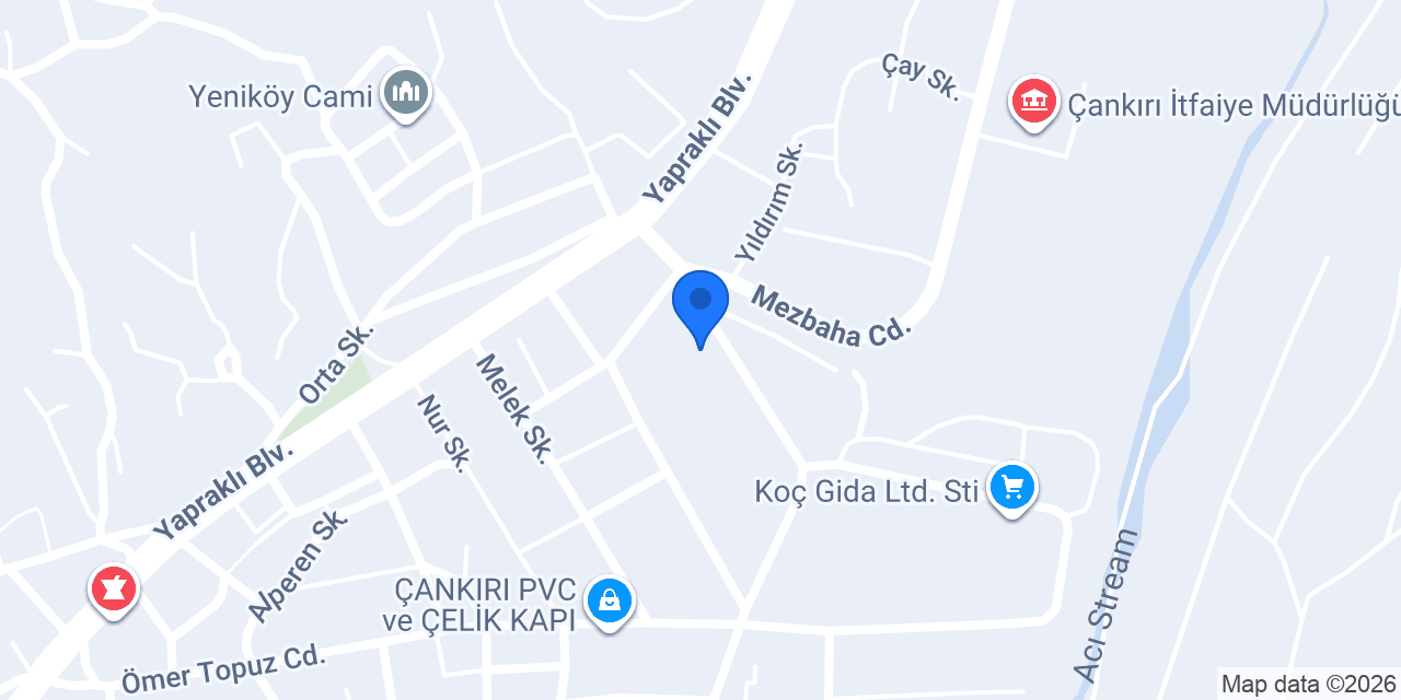 GTHB Çankırı İl Müdürlüğü konumu