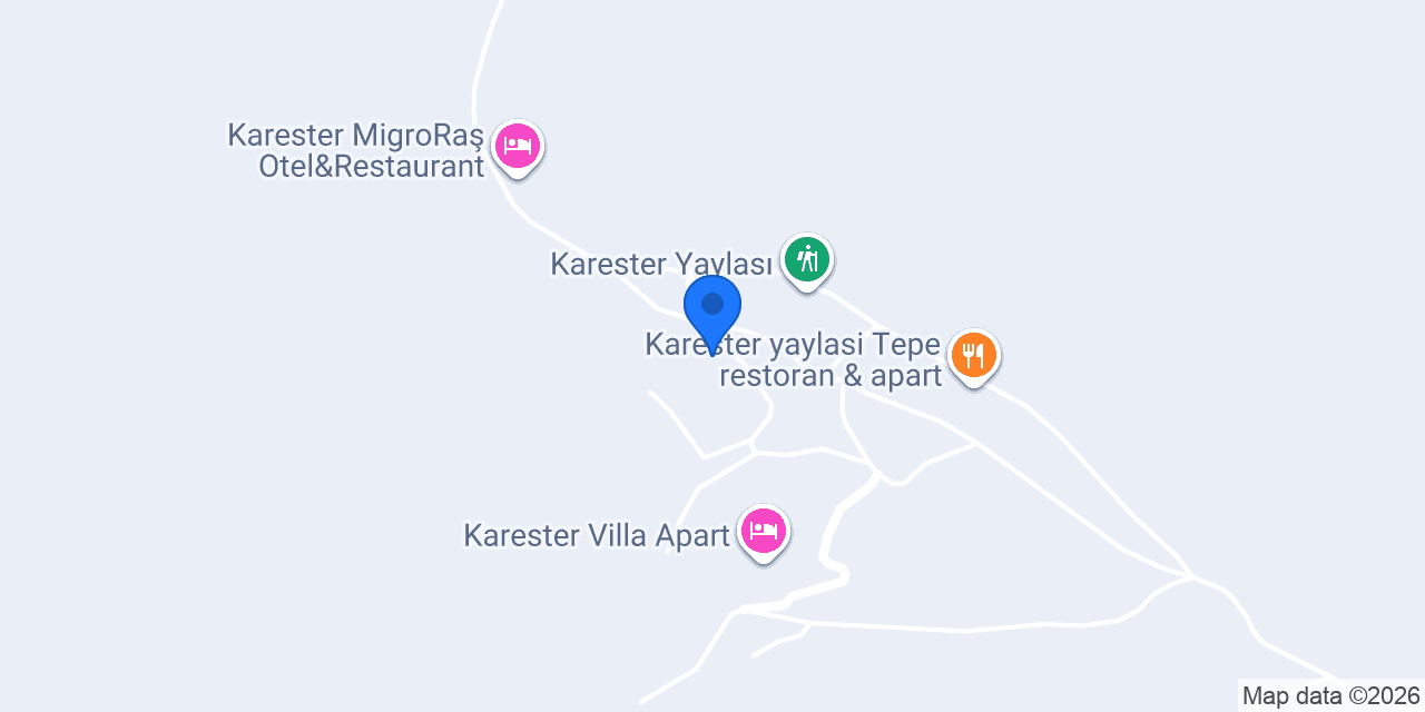Karaca yayla restaurant konumu