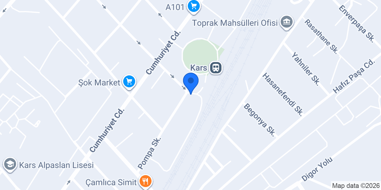 Ergaz Tüp Bayi konumu