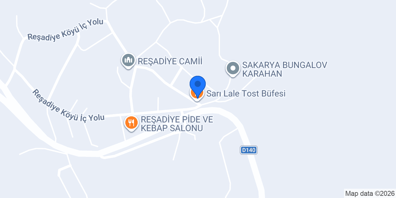 Sarı Lale Tost Büfesi konumu