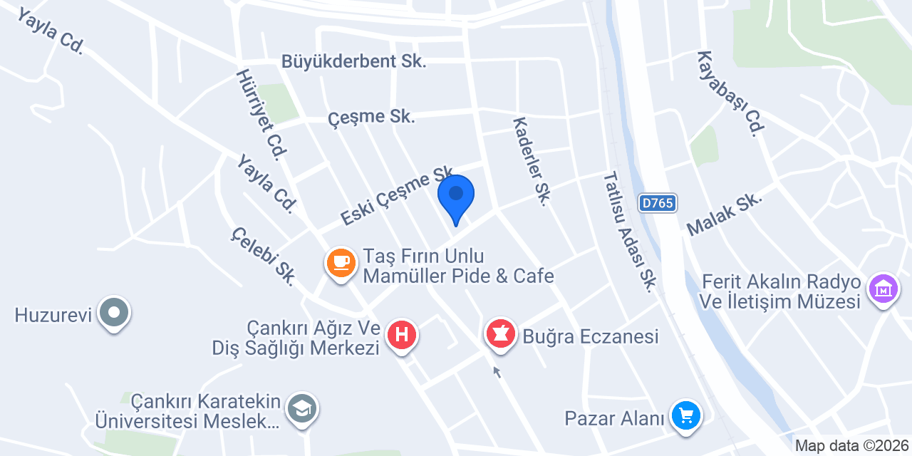 Menzil Ekmek Fırını konumu