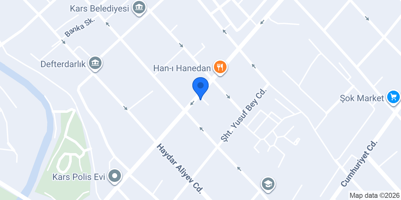 Kars Nil Döner ve Dürüm Salonu konumu