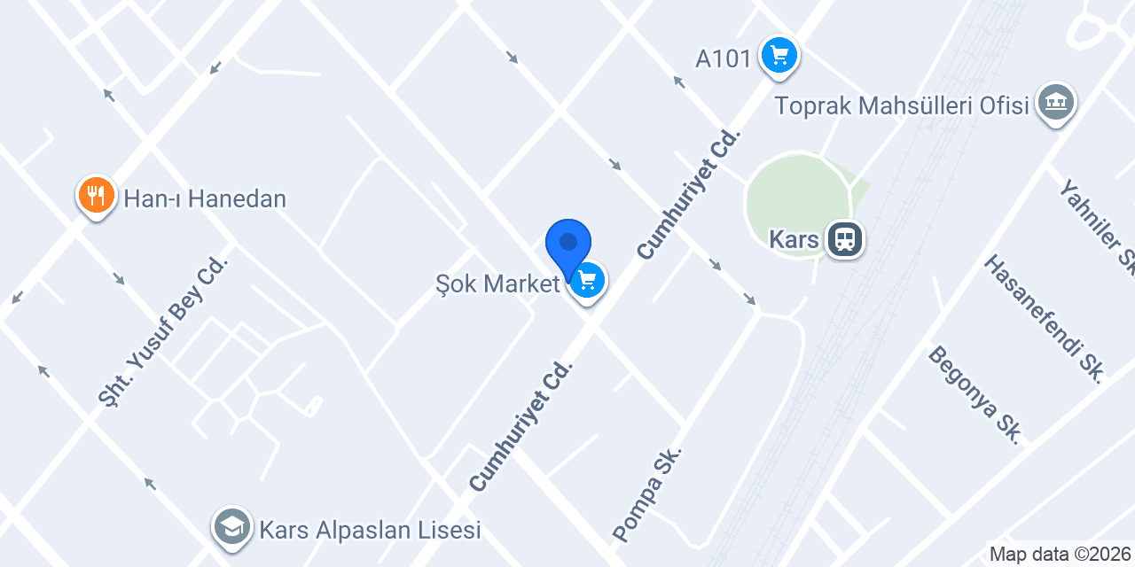 BURAK RENT A CAR konumu