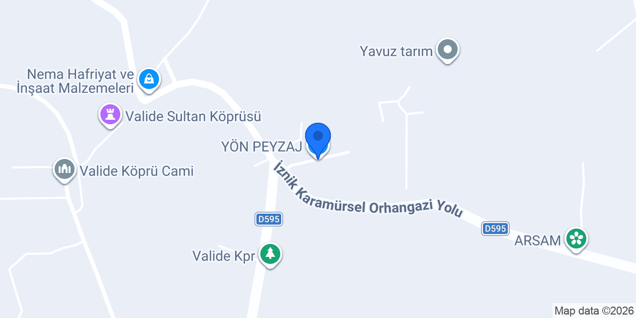 YÖN PEYZAJ konumu