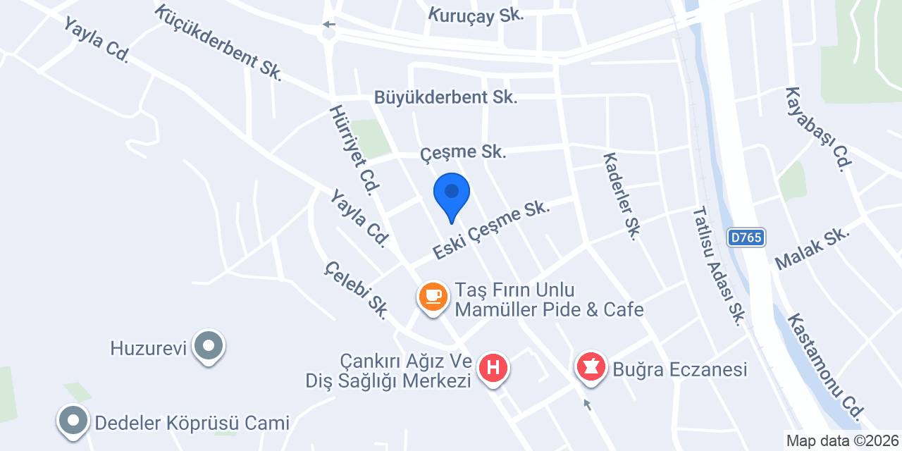 ÖZKURT TİCARET HAYAT SU ÇANKIRI BAYİ konumu