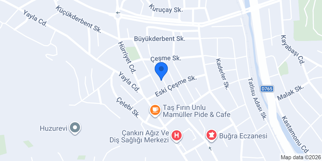 Taşkesti su konumu