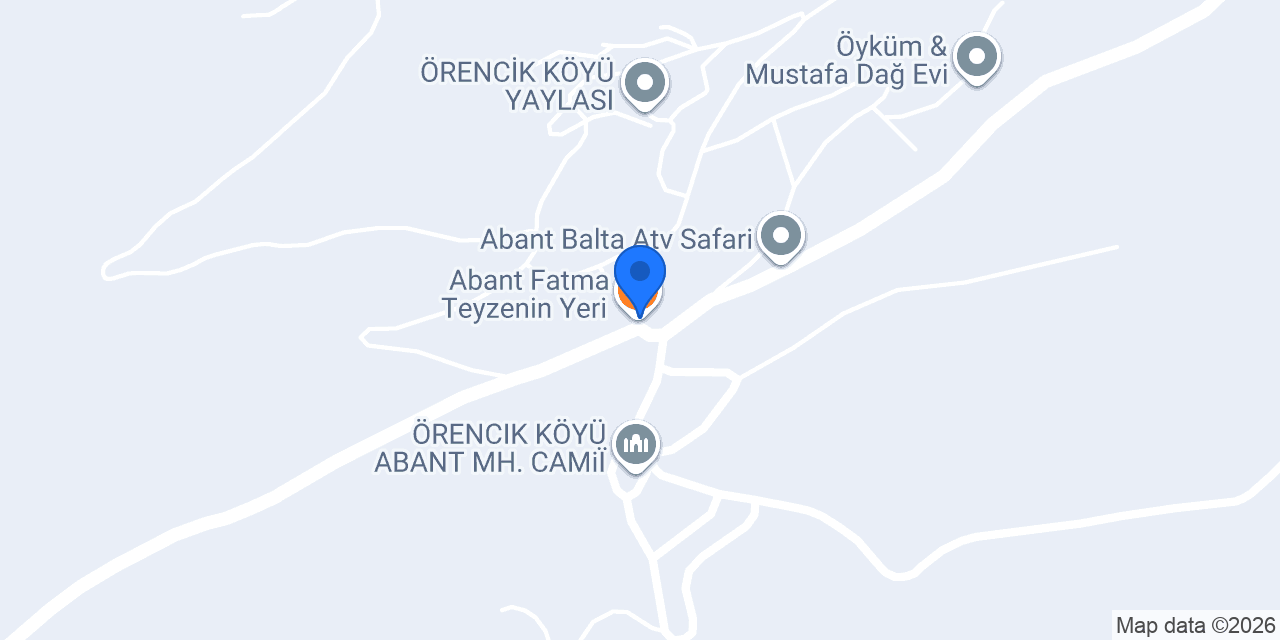 Abant Fatma Teyzenin Yeri konumu