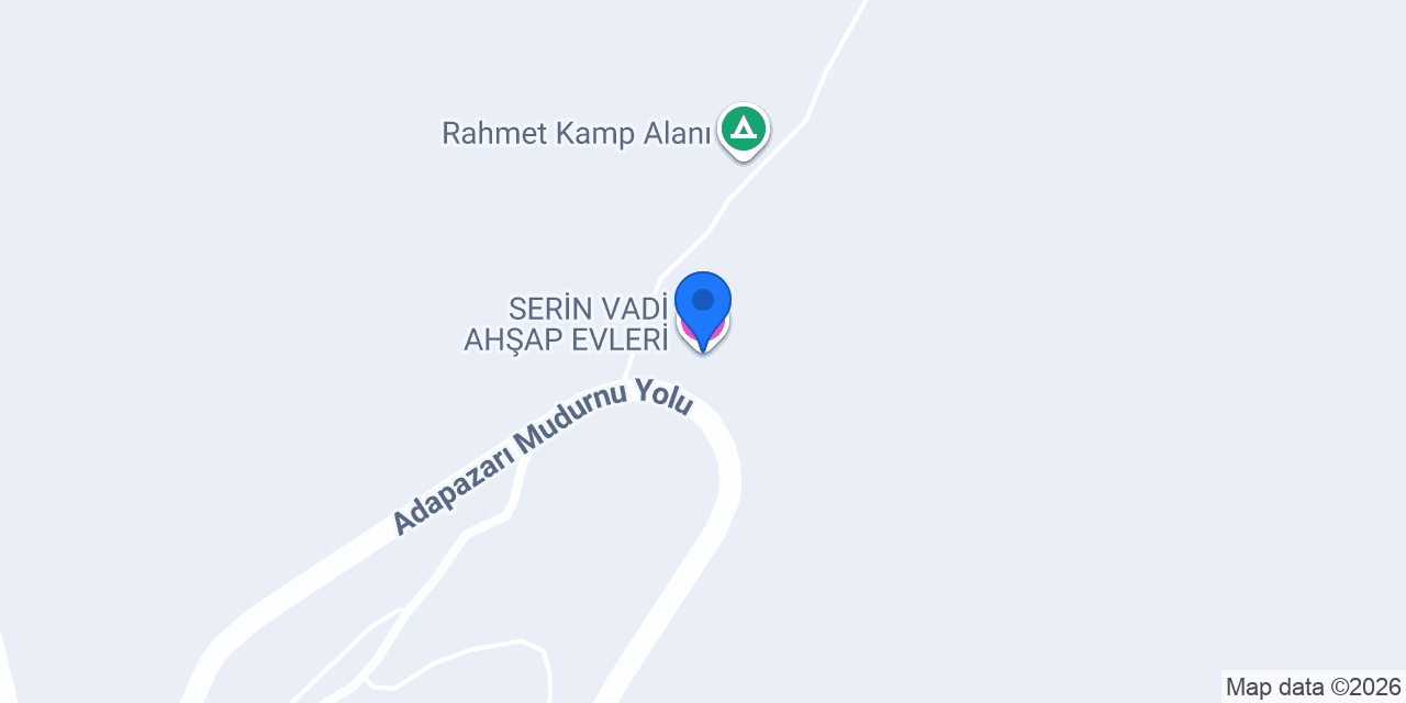 SERİN VADİ AHŞAP EVLERİ konumu