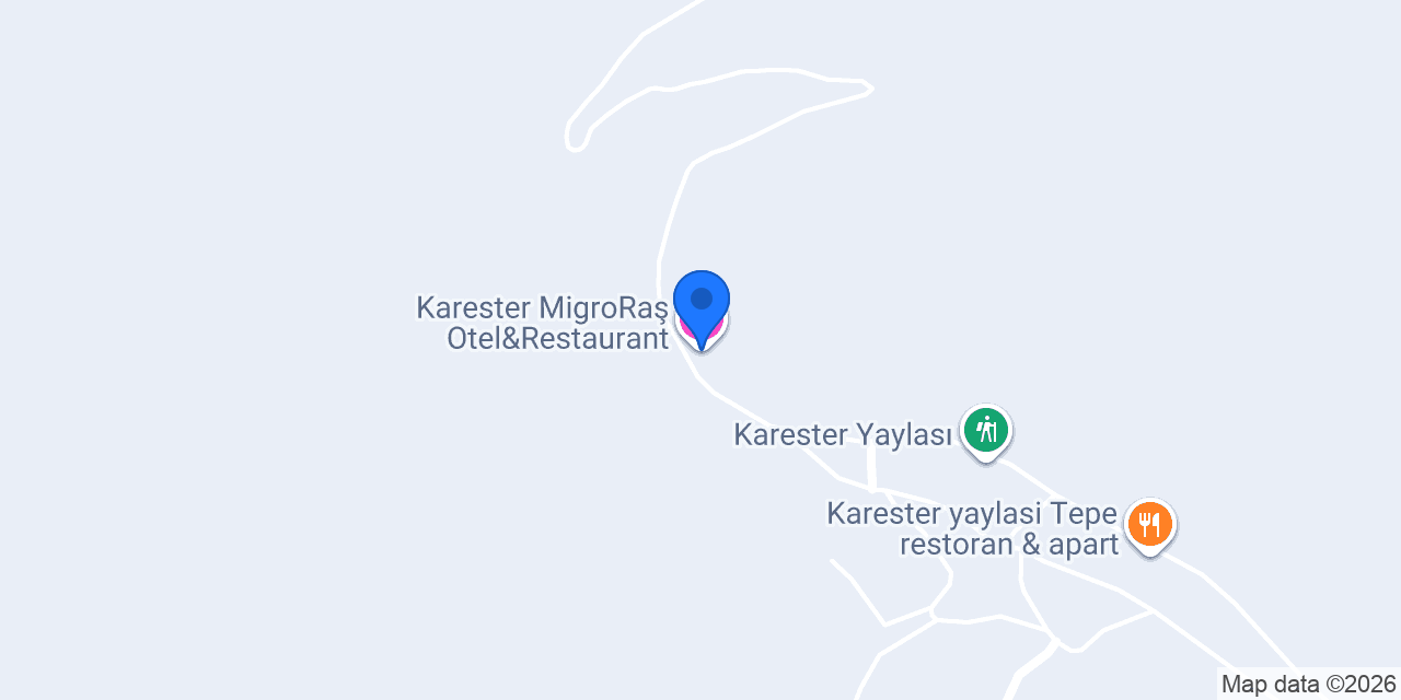 Karester MigroRaş Otel&Restaurant konumu