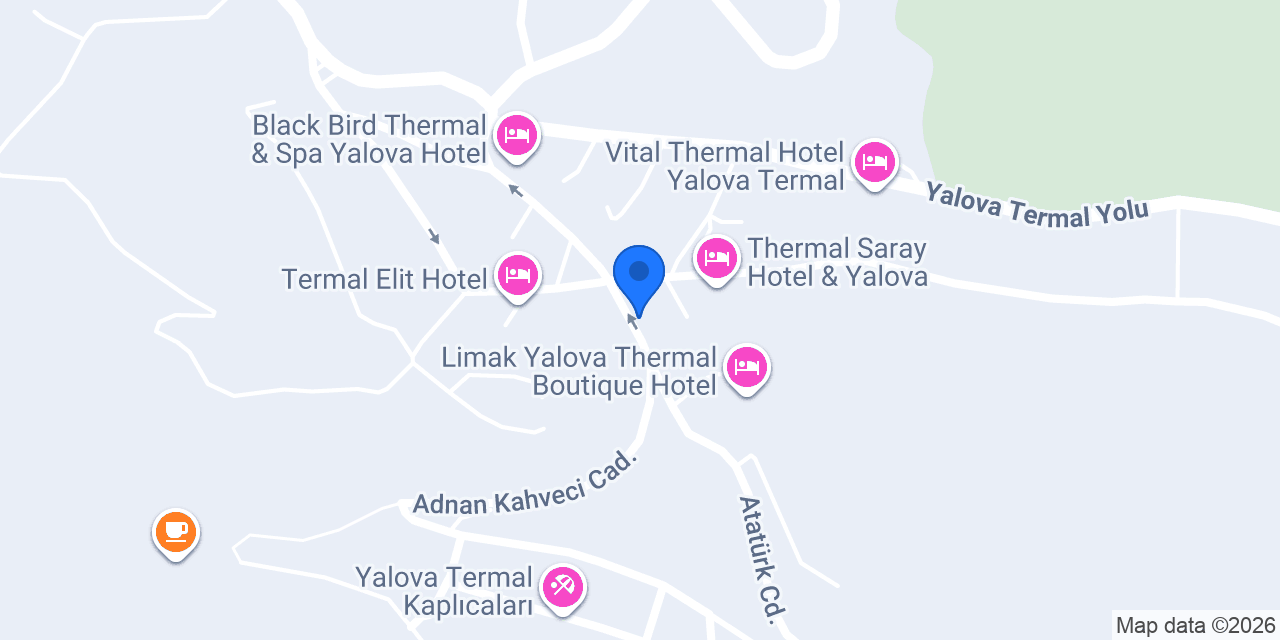 CAN THERMAL KAPLICA APART OTEL konumu