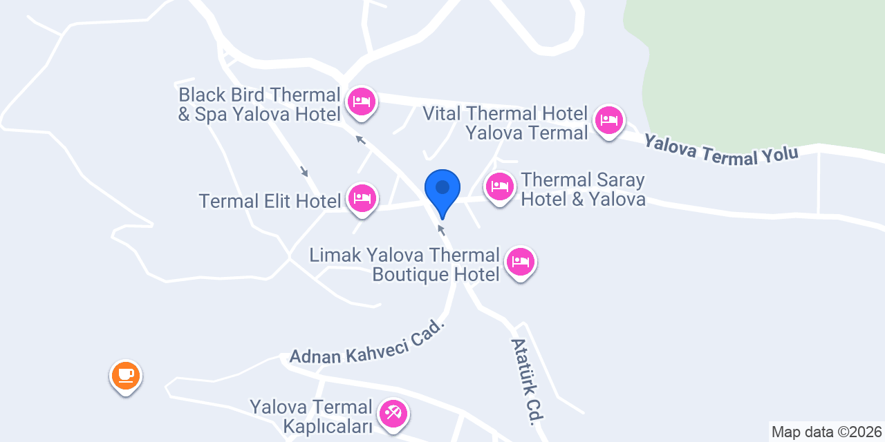 Termal Orkide Pansiyon konumu