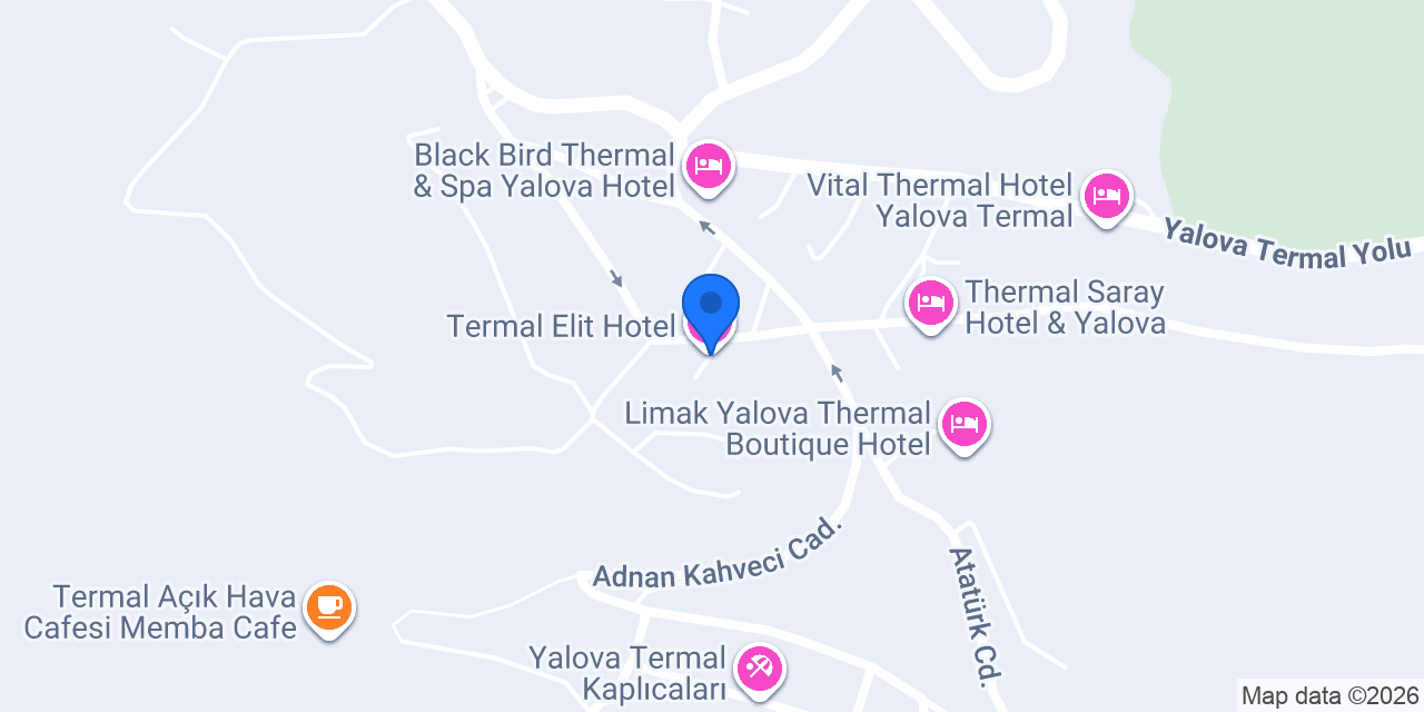 Termal Elit Hotel konumu