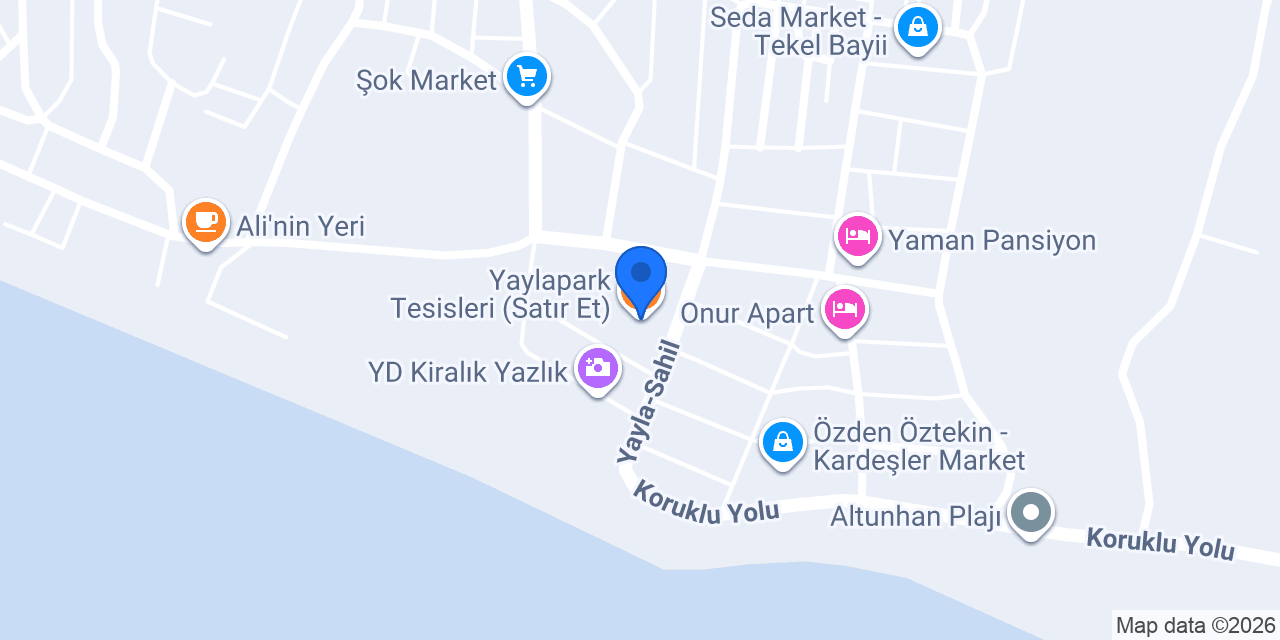 Yaylapark Tesisleri (Satır Et) konumu