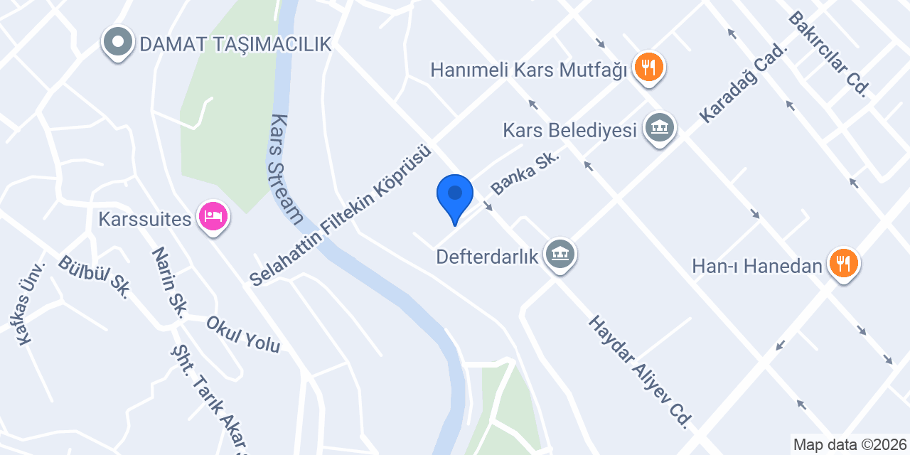 Kars Karadağ Aile Sağlığı Merkezi konumu
