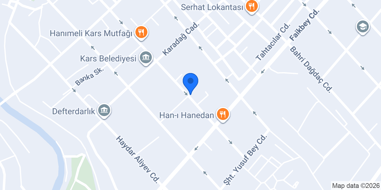 Kars Dilek Taksi İbrahim konumu