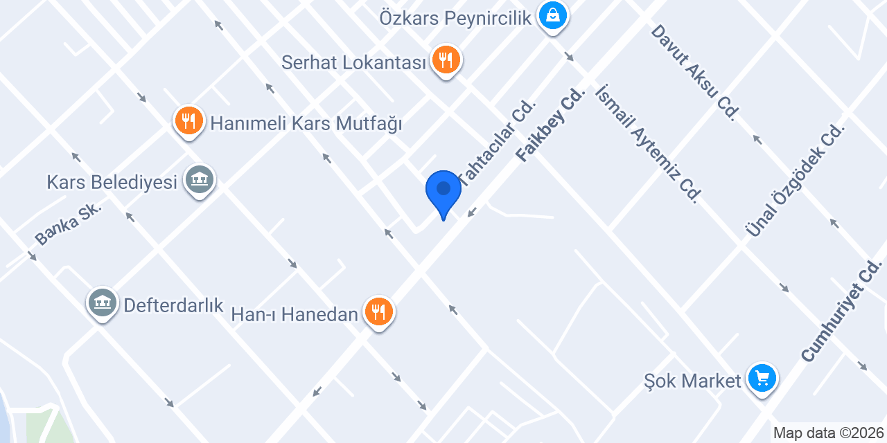 Serhat Veteriner Kliniği konumu