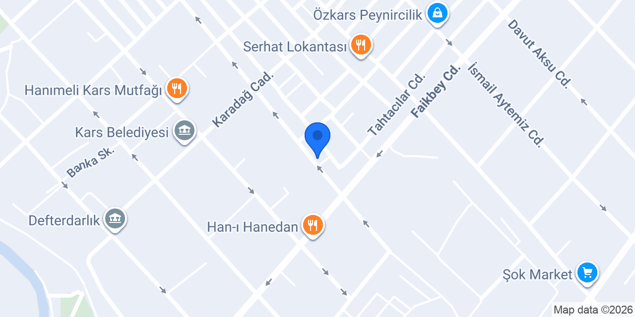 Tunus Baharat Kars konumu
