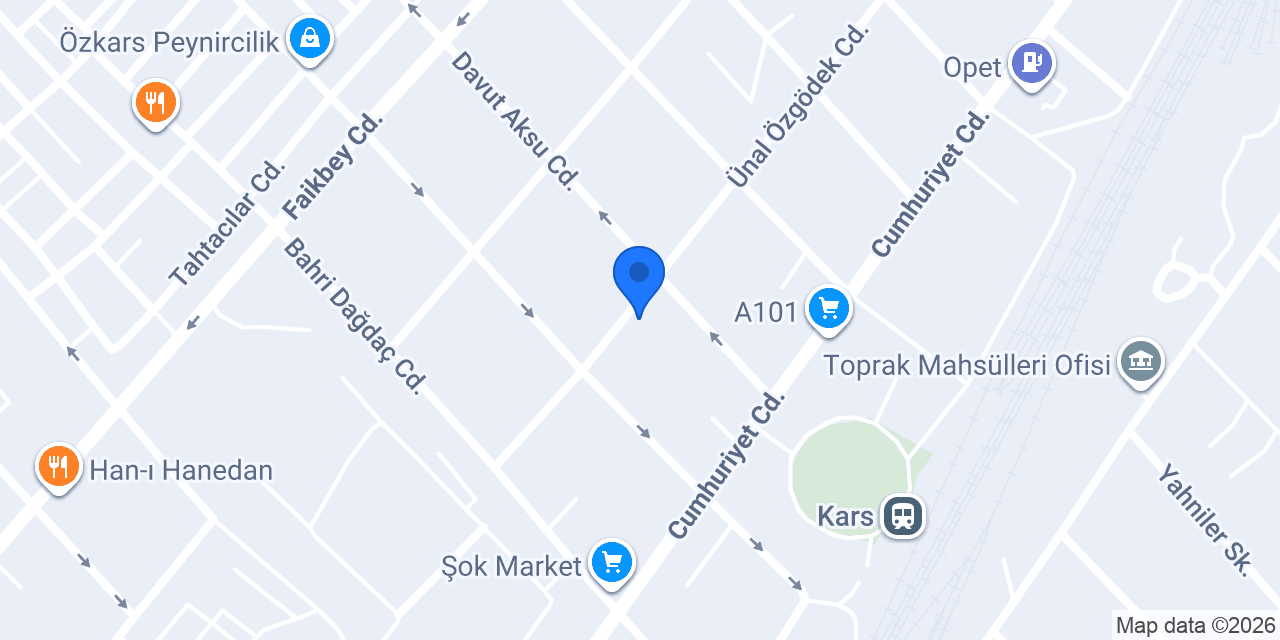 ÇINAR Ticaret konumu