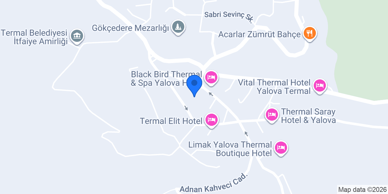 termal havuzu konumu