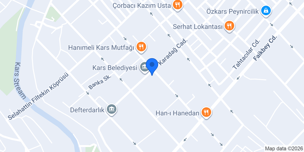 Çar’ın Köşkü konumu