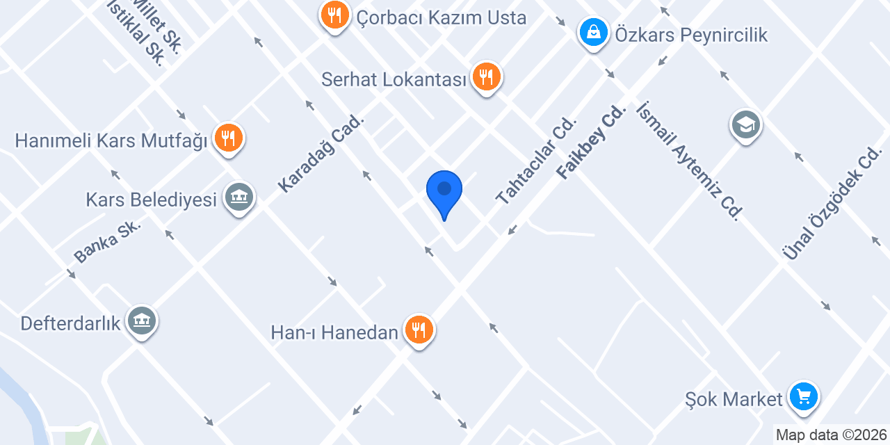 Kars Keleşoğlu Hayvacılık ltd. Şti. konumu