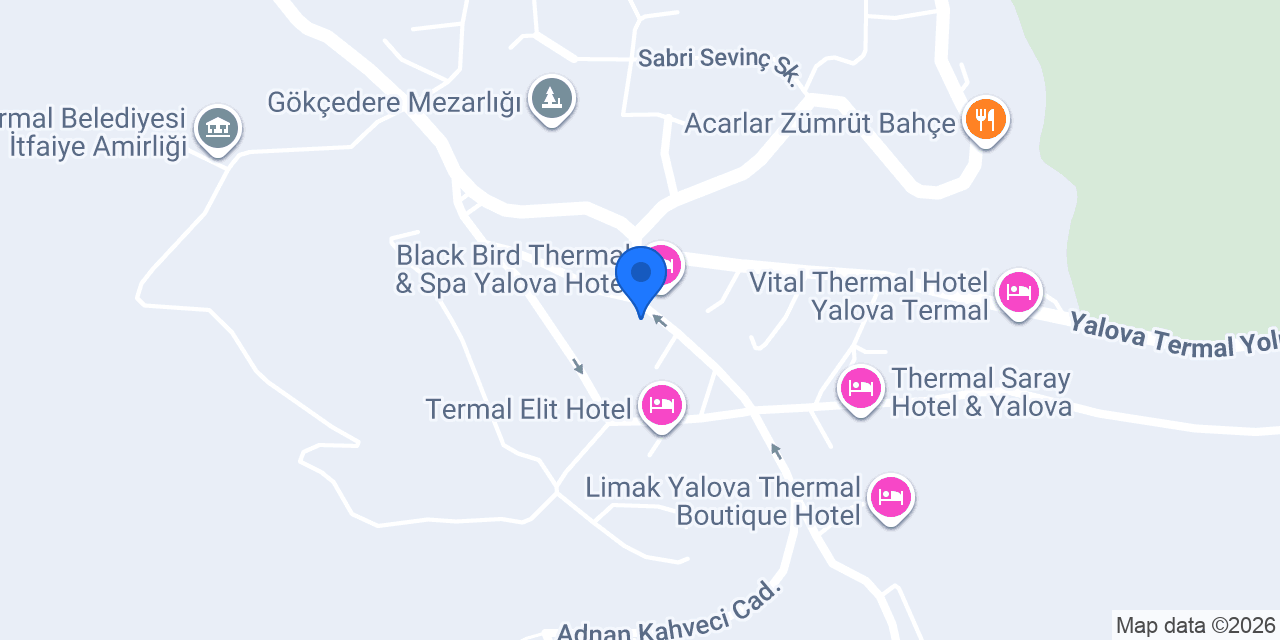 Esila Termal Otel&Spa konumu