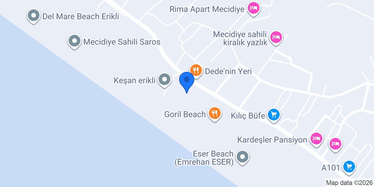 mybeach&restorant konumu
