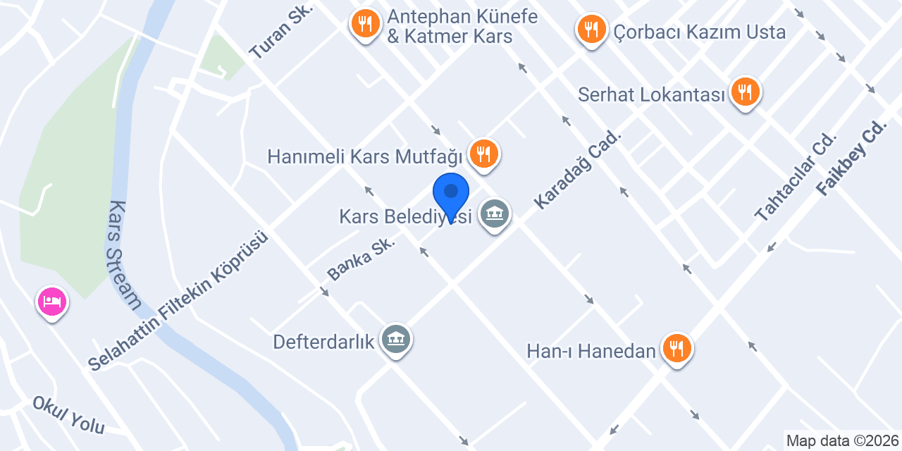 Kars Müftülüğü konumu