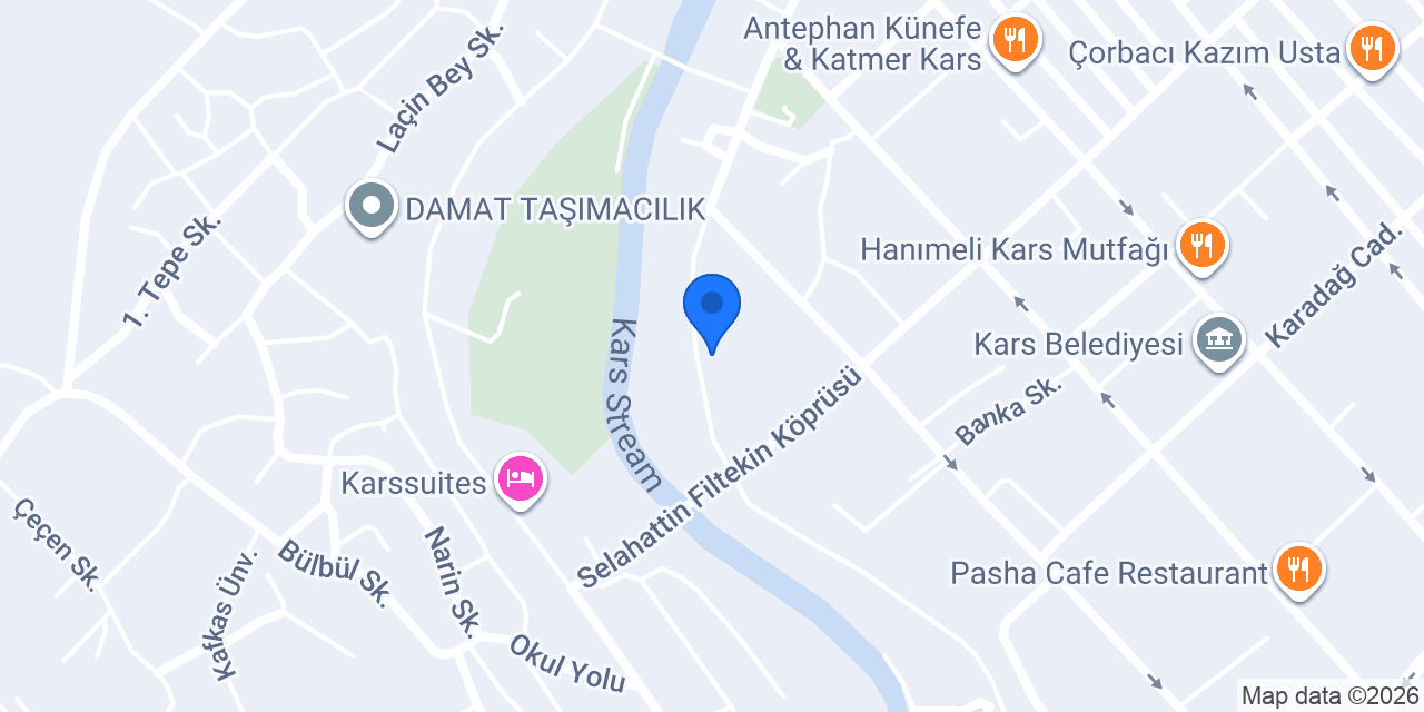 Cheltikov Hotel - Kars konumu