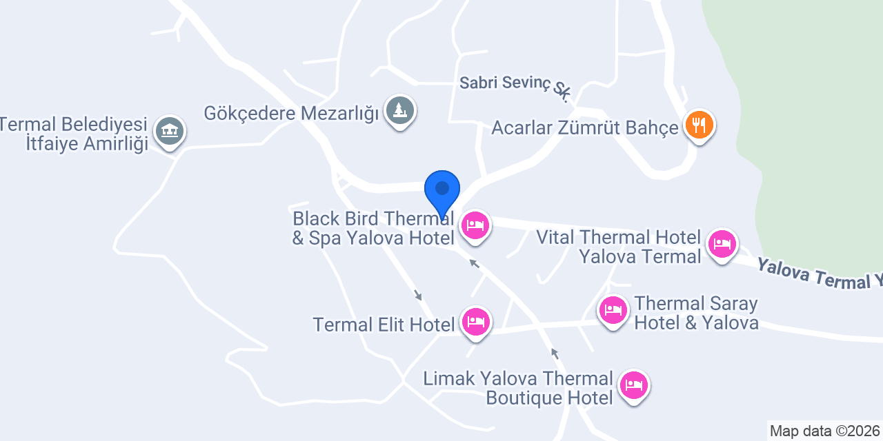 Arzum thermal boutique otel konumu