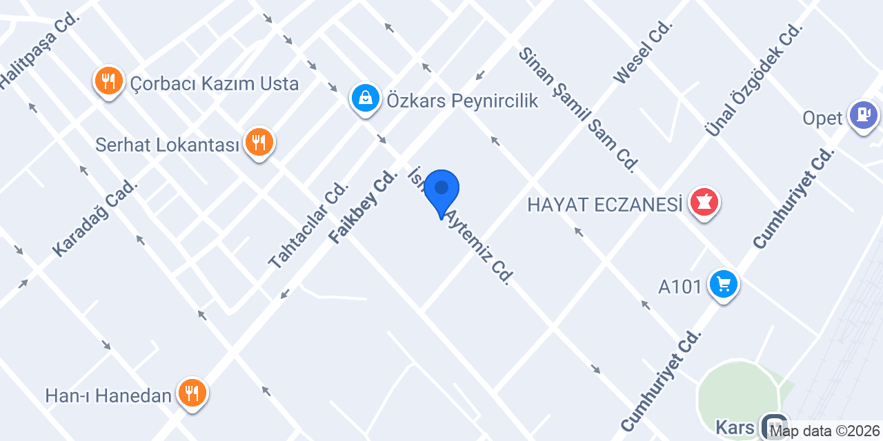 ÖZ KELEŞOĞULLARI OTOMOTIV konumu