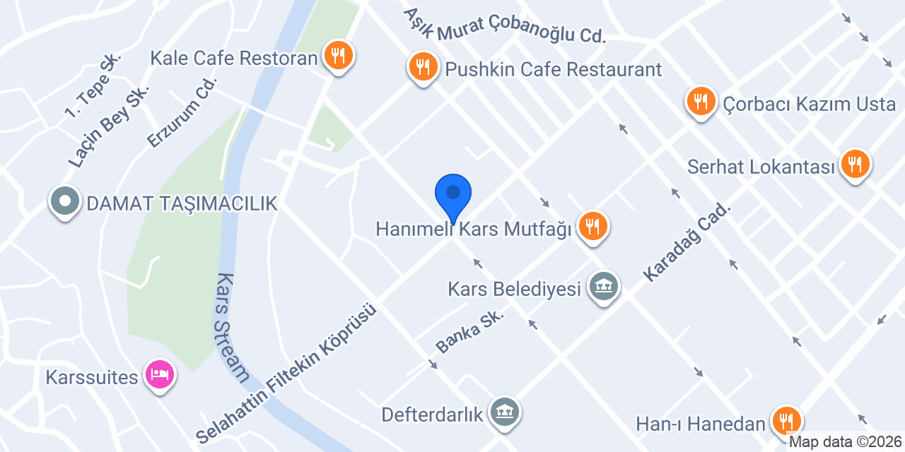 Kar's Otel konumu